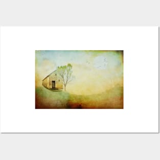 Stone Farmhouse Posters and Art